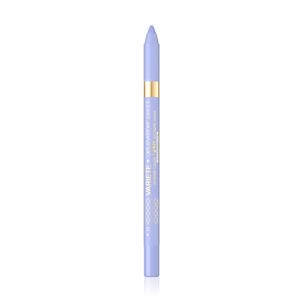 Водостійкий гелевий олівець для очей Eveline Cosmetics Variete Gel Eyeliner Pencil Waterproof 13 Blue Sky, 1 г